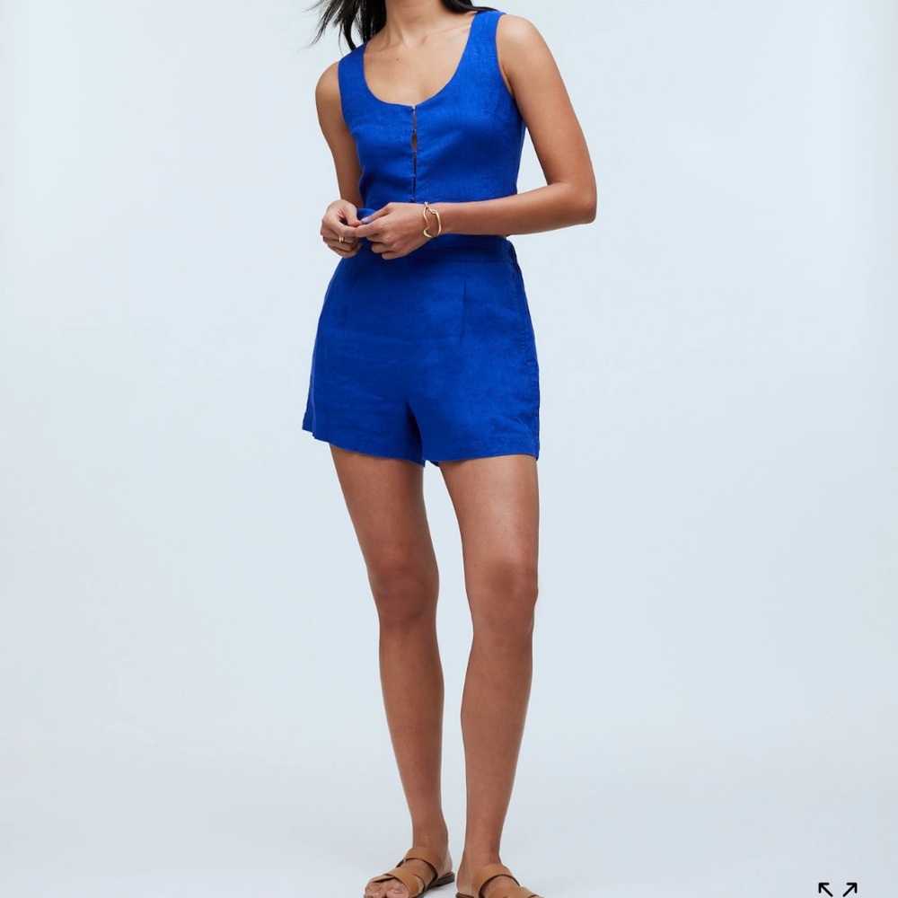 Madewell High Waist Blue Shorts